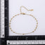 BSS1198 STAINLESS STEEL 3MM BALL AND FLAT CABLE CHAIN ANKLET