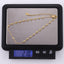 BSS1198 STAINLESS STEEL 3MM BALL AND FLAT CABLE CHAIN ANKLET