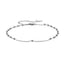 BSS1198 STAINLESS STEEL 3MM BALL AND FLAT CABLE CHAIN ANKLET