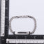 BSS1207 STAINLESS STEEL ID PLATE BRACELET WITH CZ