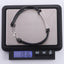 BSS1208 STAINLESS STEEL BRAIDED LEATHER BRACELET WITH ID PLATE
