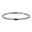 BSS1209 STAINLESS STEEL ID PLATE BRACELET WITH CZ