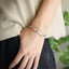 BSS1209 STAINLESS STEEL ID PLATE BRACELET WITH CZ
