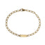 BSS1256 STAINLESS STEEL ID PLATE BRACELET