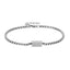 BSS1257 STAINLESS STEEL BRACELET WITH BAR