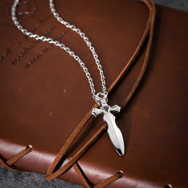 BSS161.P STAINLESS STEEL PENDANT WITH BLACK CZ AAB CO..