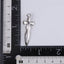 BSS161.P STAINLESS STEEL PENDANT WITH BLACK CZ
