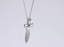BSS161.P STAINLESS STEEL PENDANT WITH BLACK CZ