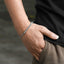 BSS904 STAINLESS STEEL BRACELET WITH SHELL PEARL AAB CO..