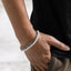 BSS905 STAINLESS STEEL BRACELET WITH SHELL PEARL