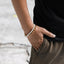 BSS906 STAINLESS STEEL BRACELET WITH SHELL PEARL AAB CO..