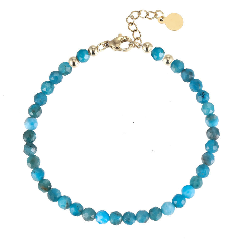 BSS911 NATURAL STONE BRACELET AAB CO..