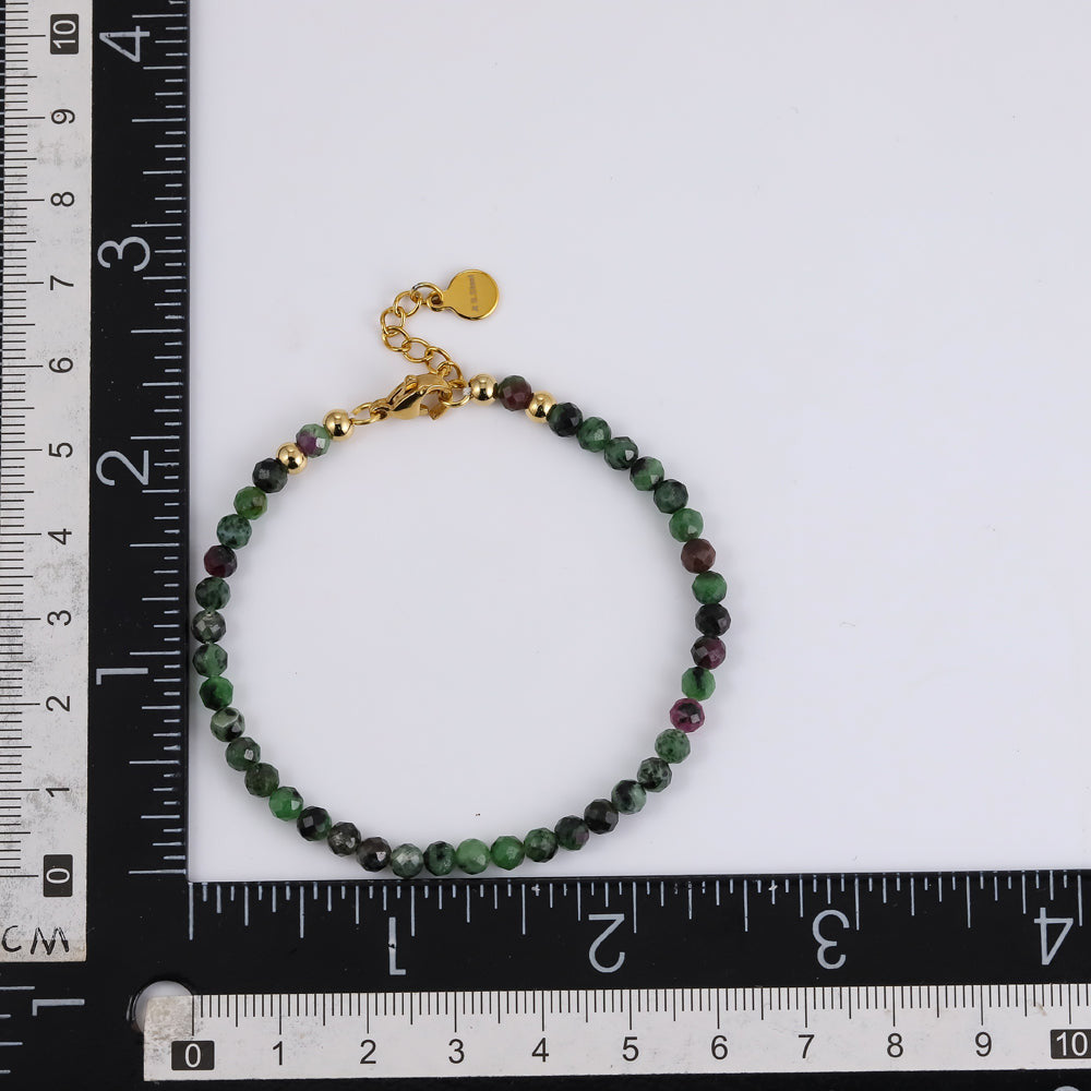 BSS911 NATURAL STONE BRACELET AAB CO..