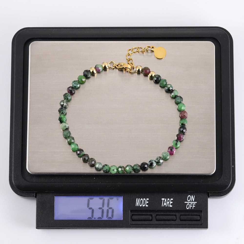 BSS911 NATURAL STONE BRACELET AAB CO..