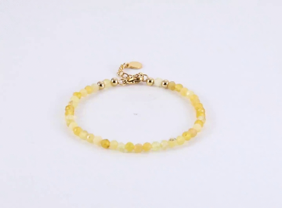 BSS911 NATURAL STONE BRACELET AAB CO..