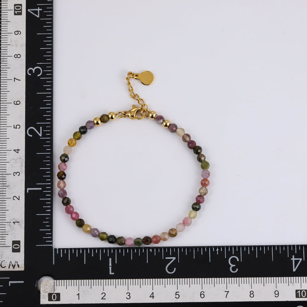 BSS911 NATURAL STONE BRACELET AAB CO..