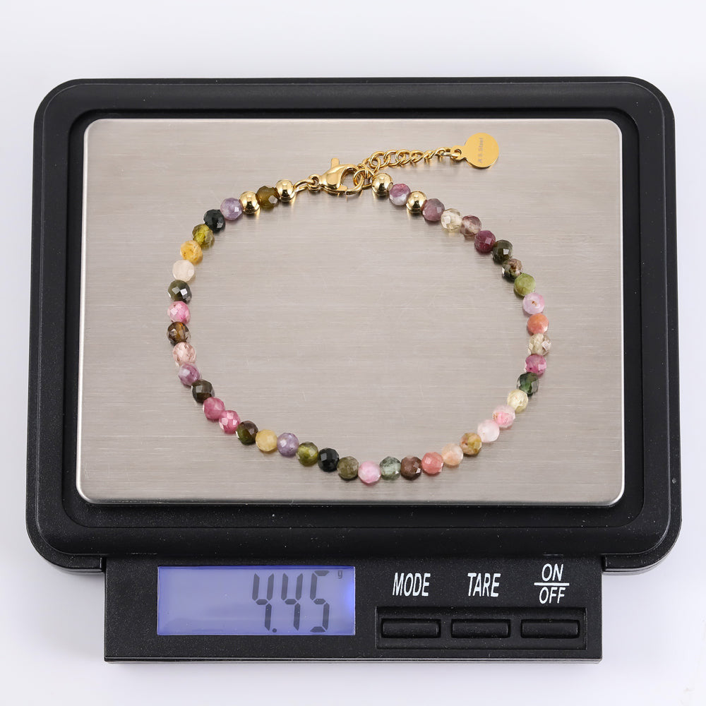 BSS911 NATURAL STONE BRACELET AAB CO..