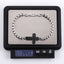 BSS934 STAINLESS STEEL CROSS BRACELET WITH FORGED CARBON AAB CO..