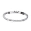 BSS939 STAINLESS STEEL SQUARE FOXTAIL CHAIN BRACELET AAB CO..
