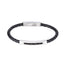 BSS940 STAINLESS STEEL LEATHER BRACELET AAB CO..