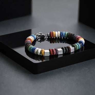 beads bracelet, stainless steel bracelet