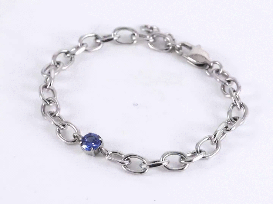 stainless steel jewelry, stainless steel CZ bracelet, lady bracelet
