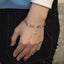 stainless steel jewelry, stainless steel CZ bracelet, lady bracelet