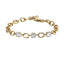 BSS992 STAINLESS STEEL BRACELET WITH ROUND CZ