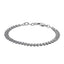 BSS996 STAINLESS STEEL LEAF DESIGN BRACELET