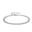 BSS996 STAINLESS STEEL LEAF DESIGN BRACELET