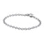 BSS999 STAINLESS STEEL DIAMOND CUT CABLE CHAIN BRACELET