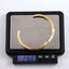BSSG205 STAINLESS STEEL TWISTED OPEN BANGLE