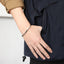 BSSG205 STAINLESS STEEL TWISTED OPEN BANGLE