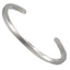 BSSG205 STAINLESS STEEL TWISTED OPEN BANGLE