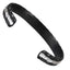 BSSG206 STAINLESS STEEL BANGLE WITH ROCK SURFACE