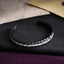 BSSG206 STAINLESS STEEL BANGLE WITH ROCK SURFACE