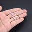 CBBN01 CERAMIC L-SHAPE NOSE STUD