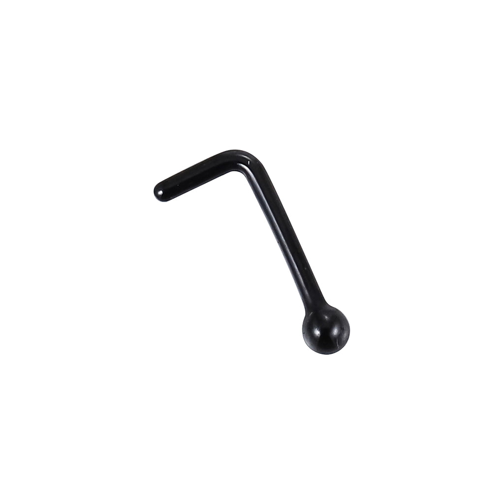 CBBN01 CERAMIC L-SHAPE NOSE STUD