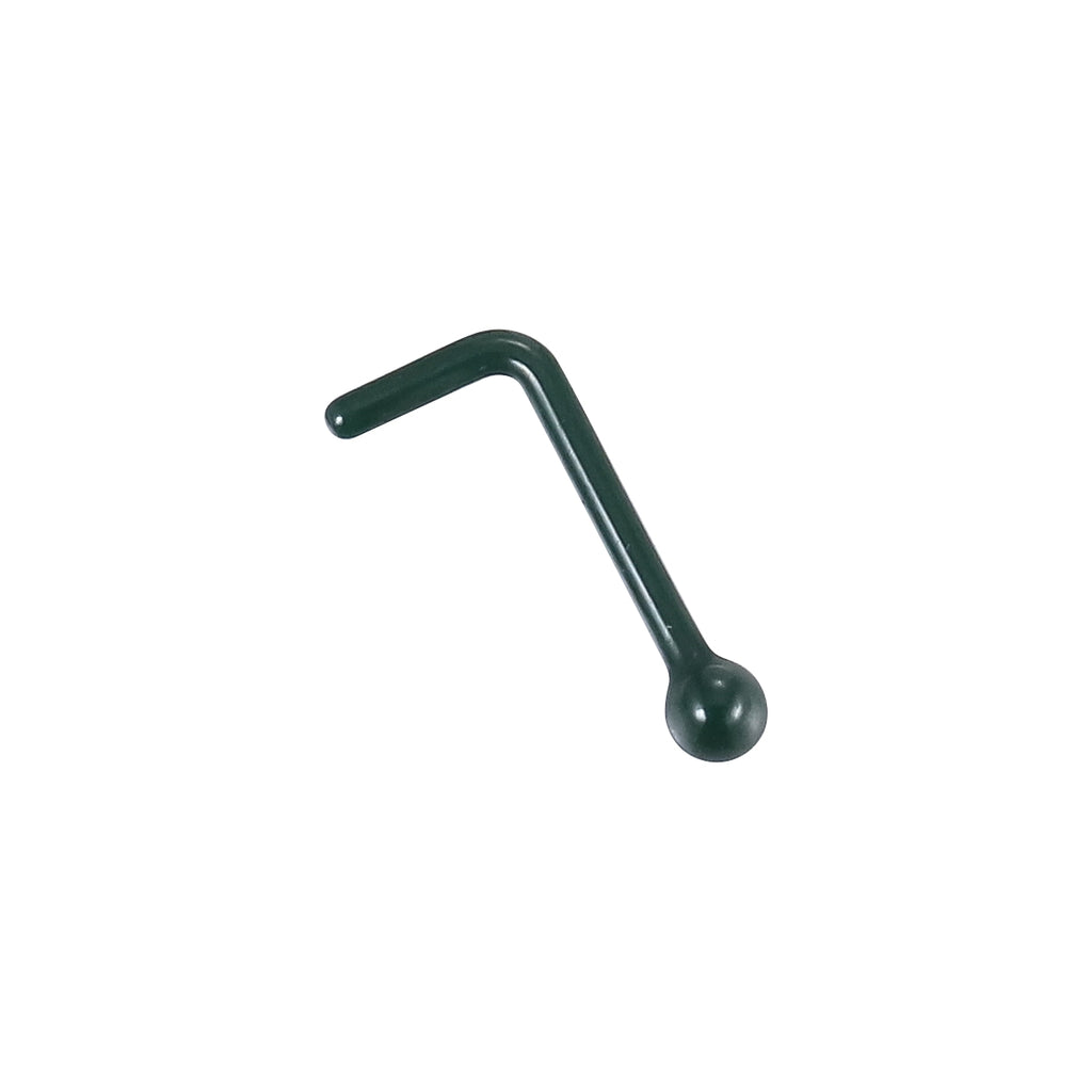 CBBN01 CERAMIC L-SHAPE NOSE STUD