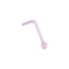 CBBN01 CERAMIC L-SHAPE NOSE STUD
