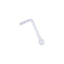 CBBN01 CERAMIC L-SHAPE NOSE STUD