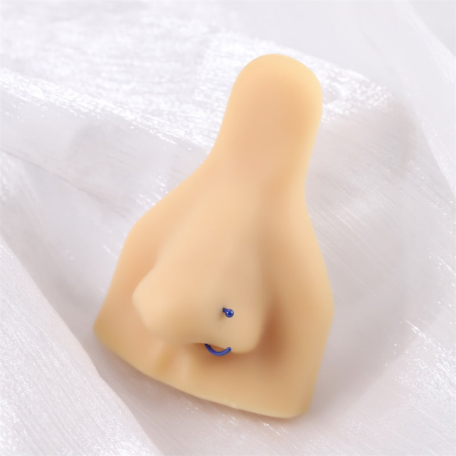CBRN01 CERAMIC CIRCLE NOSE STUD