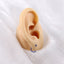 CBRN01 CERAMIC CIRCLE NOSE STUD