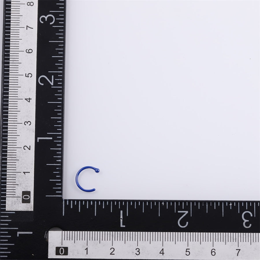 CBRN01 CERAMIC CIRCLE NOSE STUD