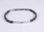 CBS28 STAINLESS STEEL & CERAMIC BRACELET WITH CZ