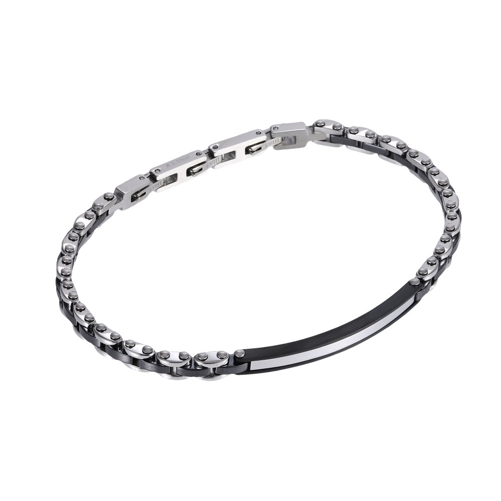 CBS32 STAINLESS STEEL & CERAMIC BRACELET
