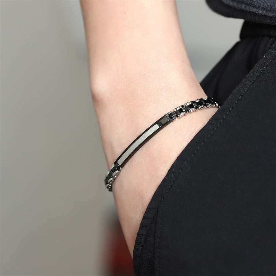 CBS32 STAINLESS STEEL & CERAMIC BRACELET