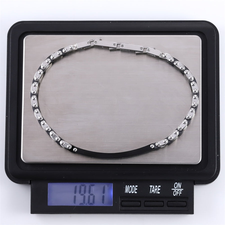CBS32 STAINLESS STEEL & CERAMIC BRACELET