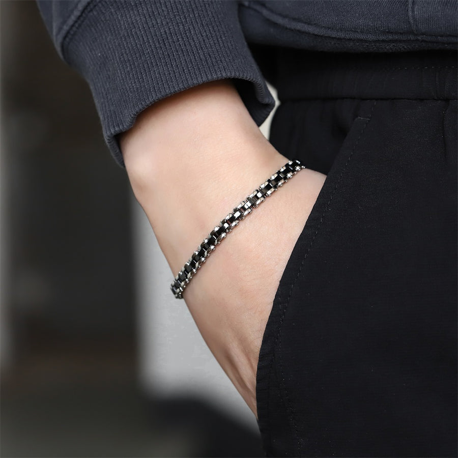 CBS35 STAINLESS STEEL & CERAMIC BRACELET