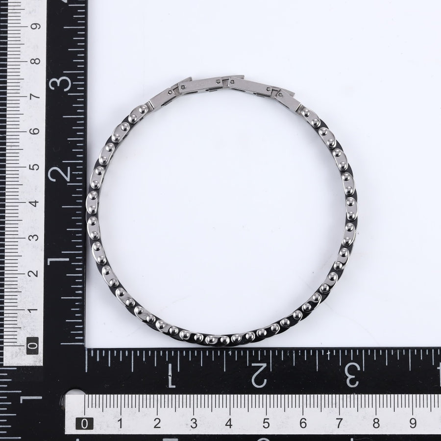 CBS35 STAINLESS STEEL & CERAMIC BRACELET